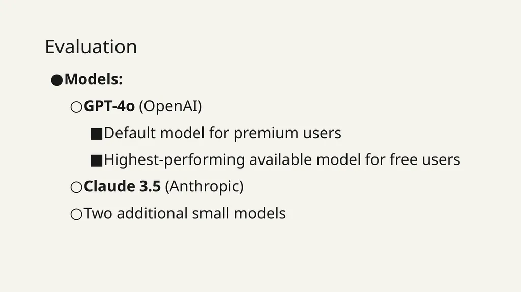 Evaluating Large Language Models on Computer - slide 7 of 15