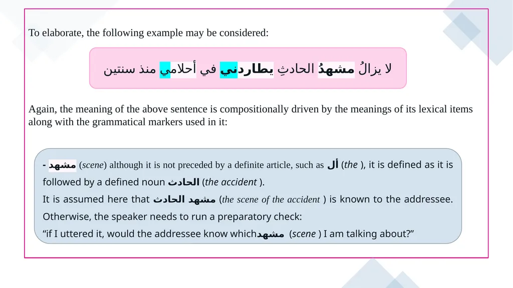 Semantic Principles Course tutor Prof. AHMED Q. - slide 7 of 16