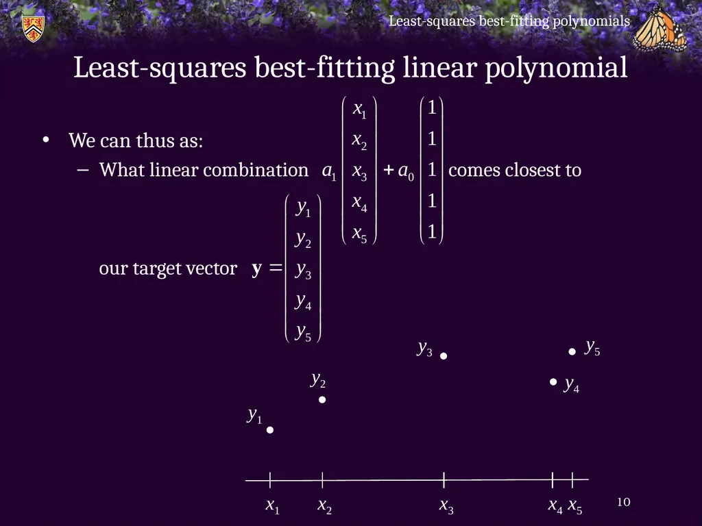 Least-squares best-fitting polynomials - slide 10 of 28