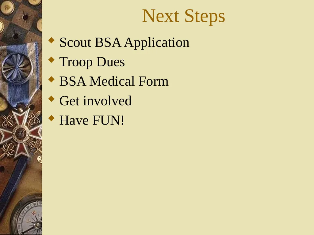 Scouts BSA New Parent Orientation Troops 1041 & - slide 36 of 37