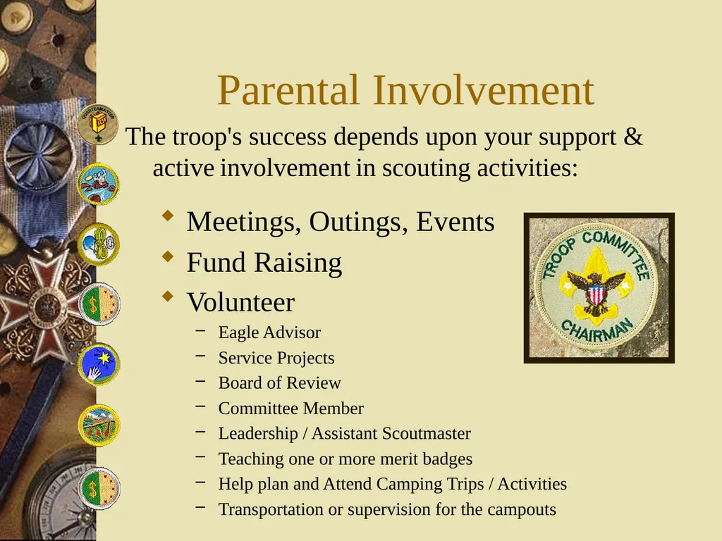 Scouts BSA New Parent Orientation Troops 1041 & - slide 33 of 37