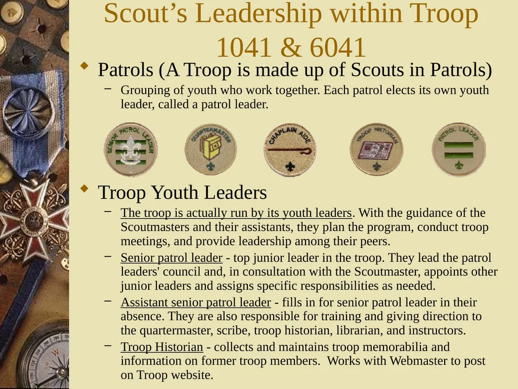 Scouts BSA New Parent Orientation Troops 1041 & - slide 10 of 37