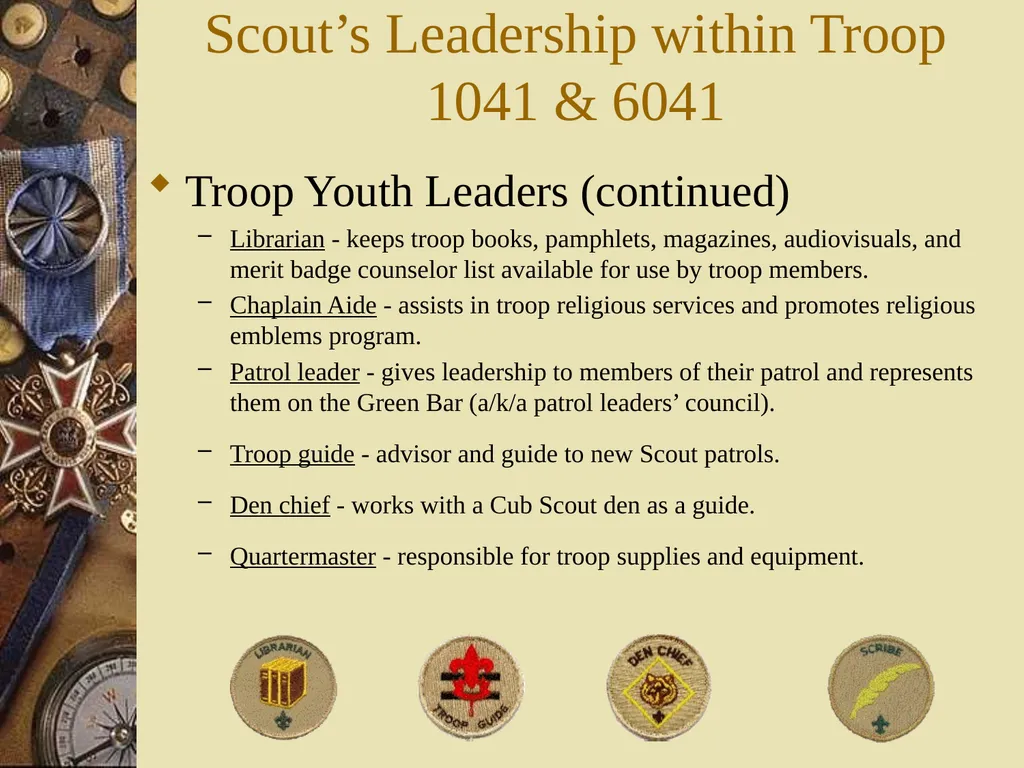 Scouts BSA New Parent Orientation Troops 1041 & - slide 11 of 37
