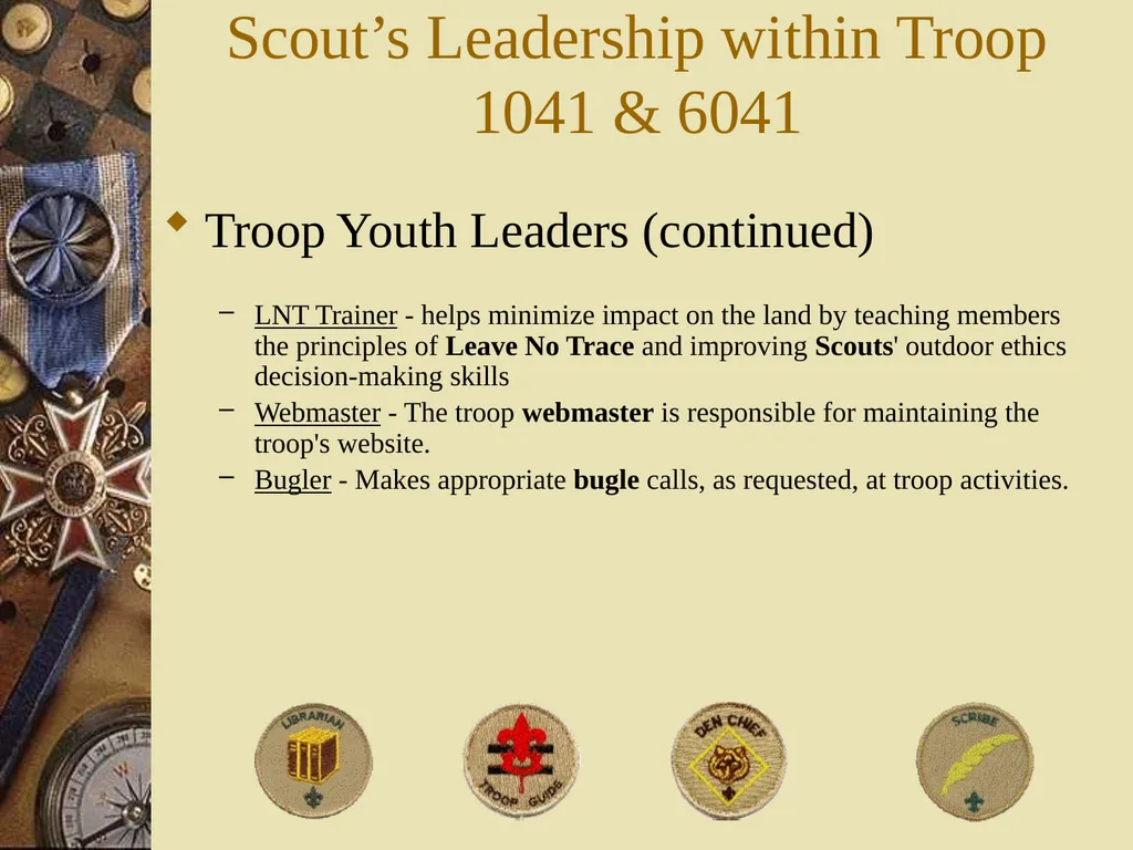 Scouts BSA New Parent Orientation Troops 1041 & - slide 12 of 37