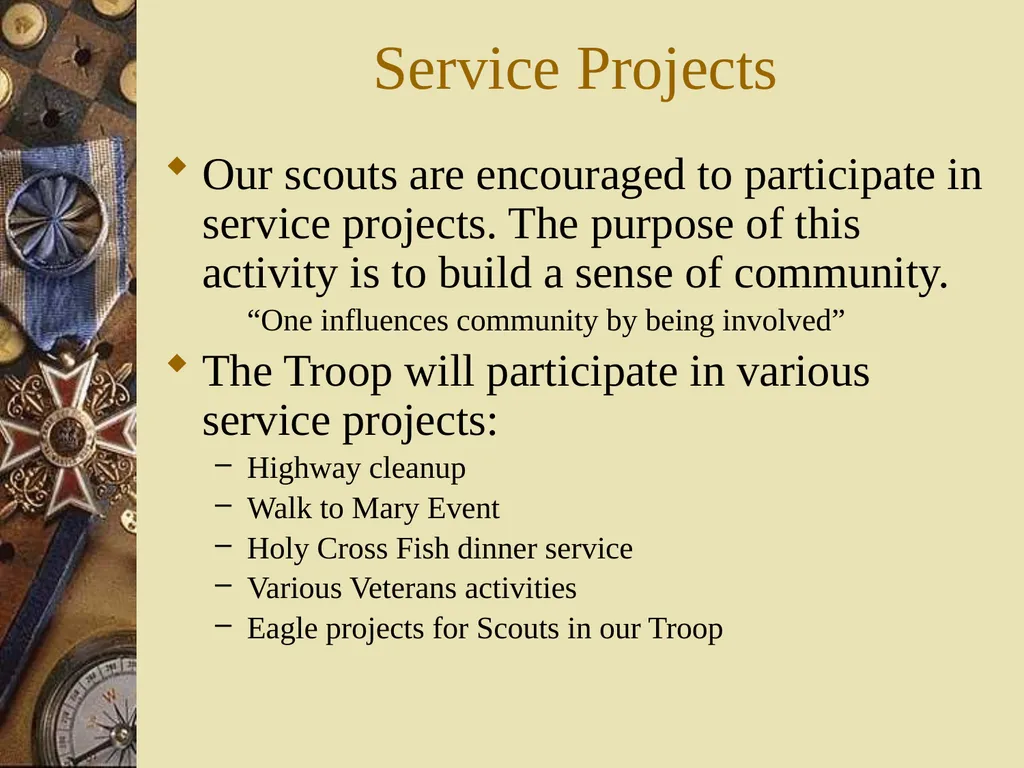 Scouts BSA New Parent Orientation Troops 1041 & - slide 26 of 37