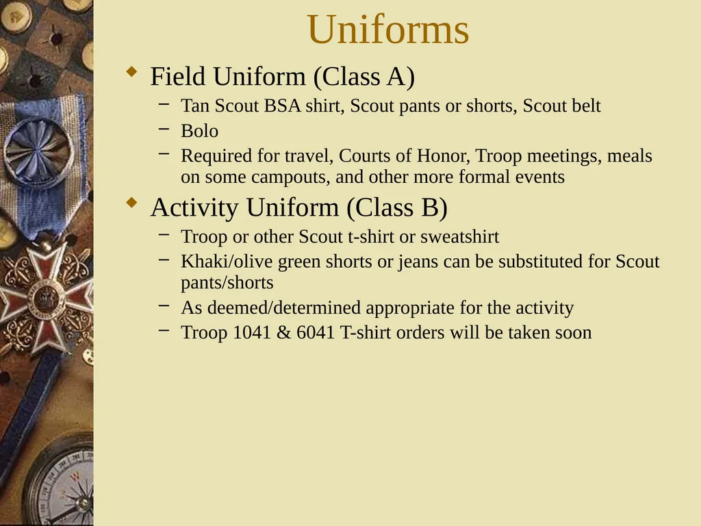 Scouts BSA New Parent Orientation Troops 1041 & - slide 22 of 37