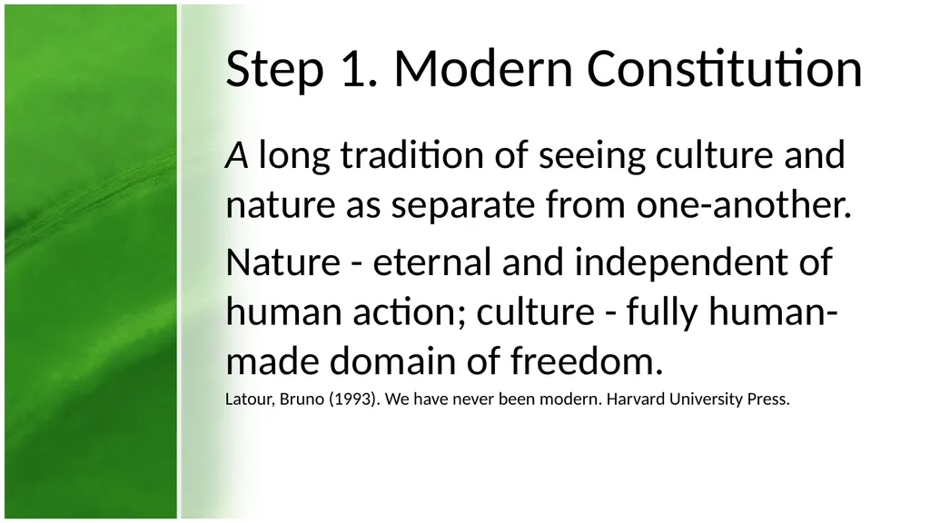 How does Nature Influence Culture and Vice Versa? - slide 2 of 10