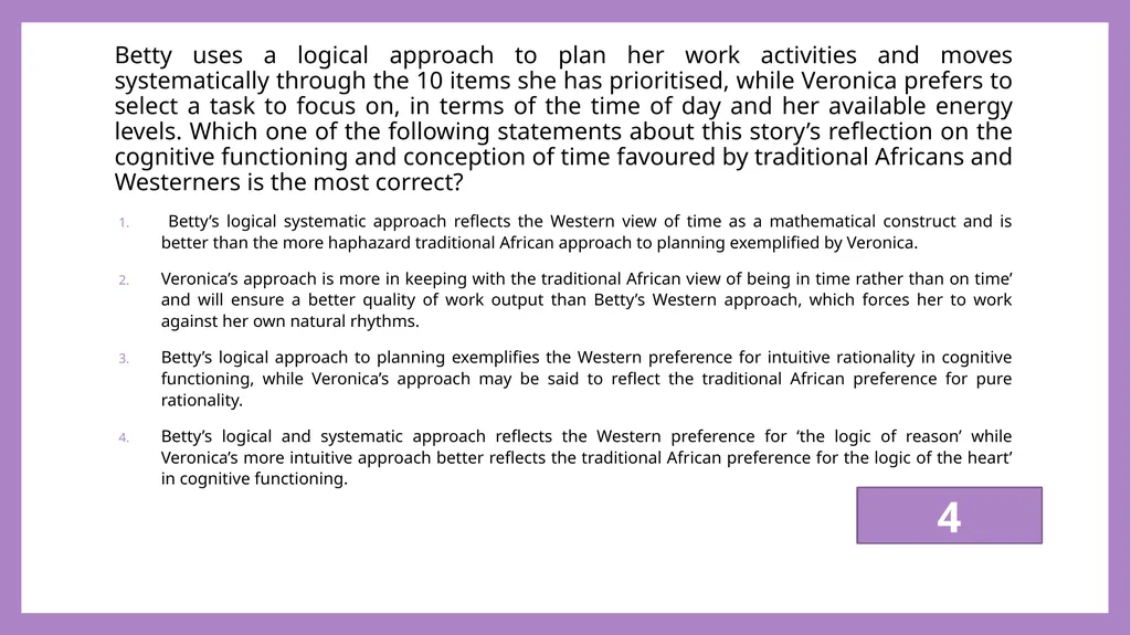 African Perspectives PYC2601 Which of the - slide 4 of 64