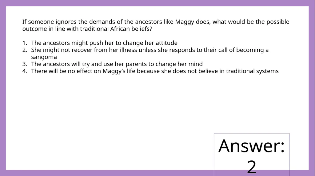 African Perspectives PYC2601 Which of the - slide 45 of 64