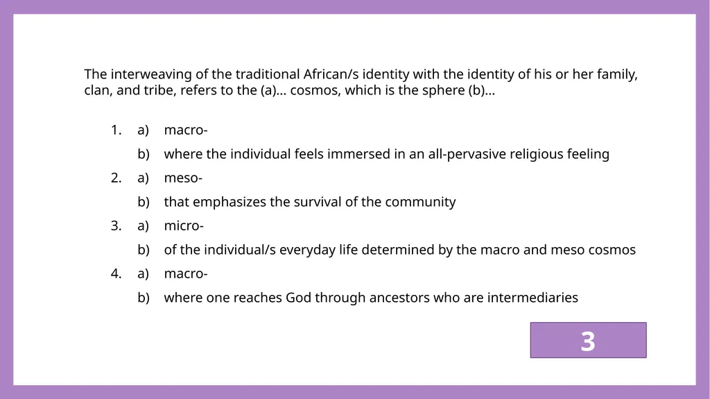African Perspectives PYC2601 Which of the - slide 63 of 64