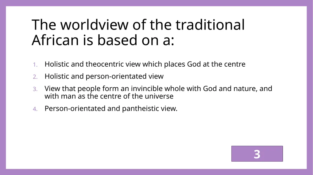 African Perspectives PYC2601 Which of the - slide 9 of 64