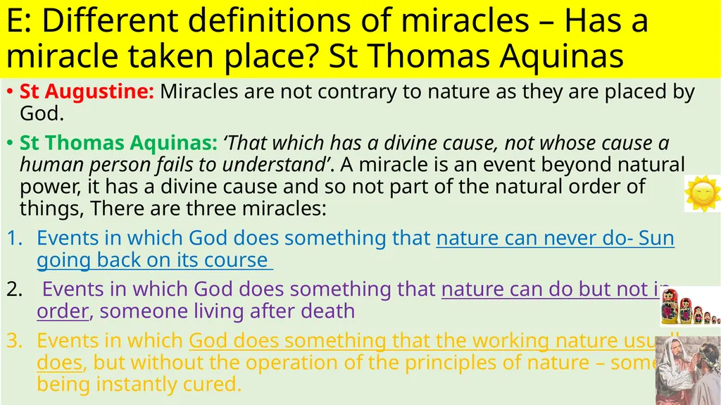 Theme 3: Religious Experience –E Different - slide 2 of 12