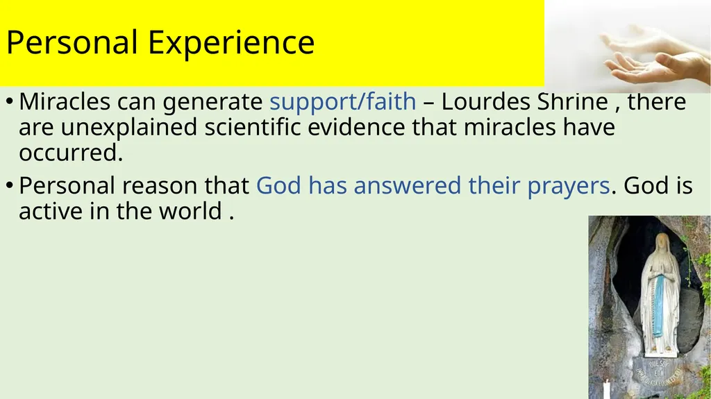 Theme 3: Religious Experience –E Different - slide 10 of 12
