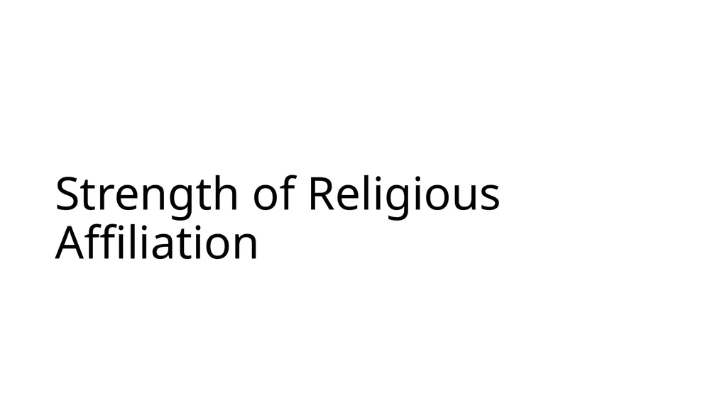 Measuring religion in South Korea: the Korean - slide 14 of 20