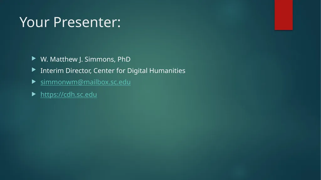 Digital Humanities What in the world is that? Why - slide 2 of 10