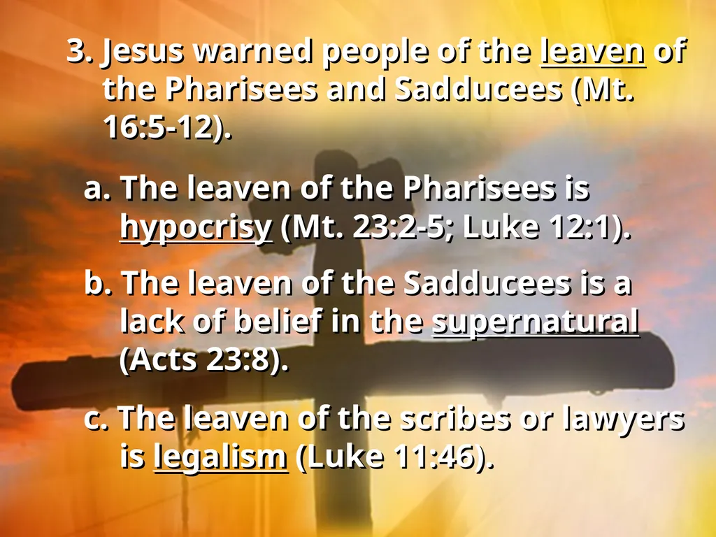 The Opposition of Jesus I. Jesus faced opposition - slide 17 of 24