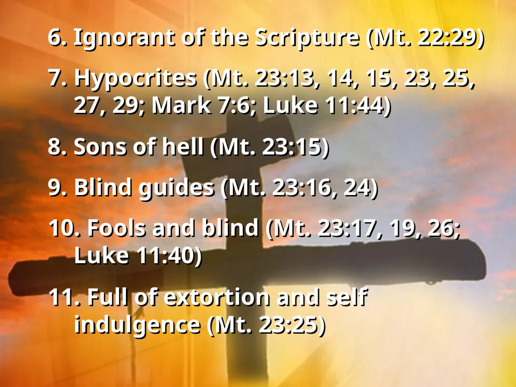 The Opposition of Jesus I. Jesus faced opposition - slide 13 of 24