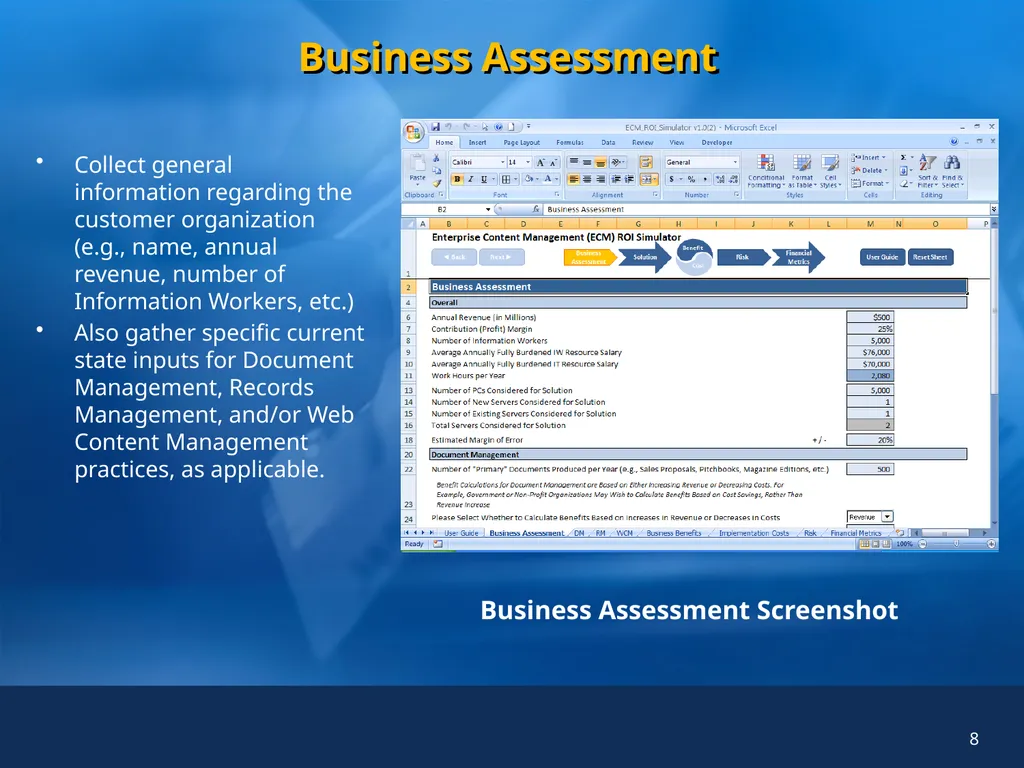Enterprise Content Management (ECM) Simulator for - slide 8 of 25