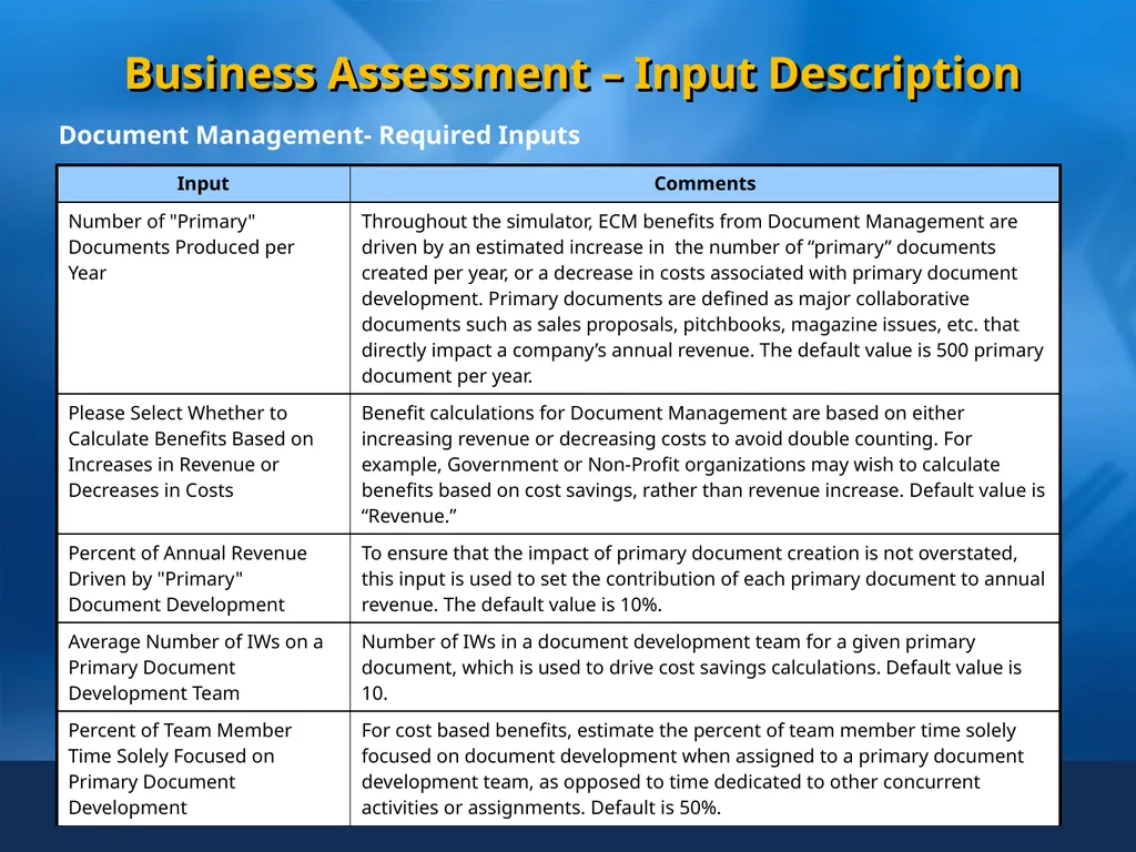 Enterprise Content Management (ECM) Simulator for - slide 9 of 25