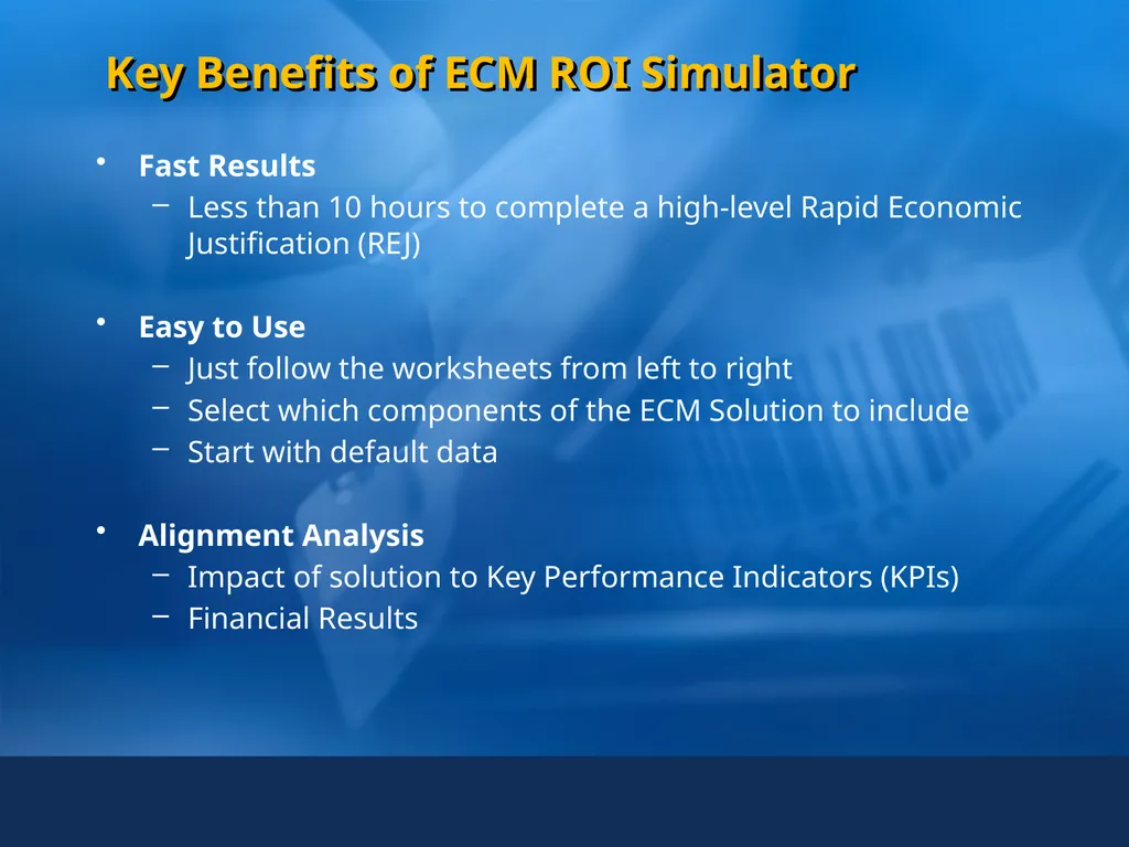 Enterprise Content Management (ECM) Simulator for - slide 3 of 25