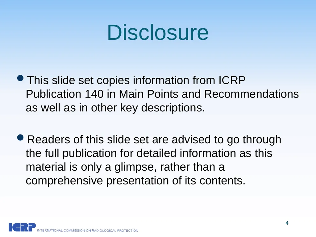 Radiological Protection in Therapy with - slide 4 of 34