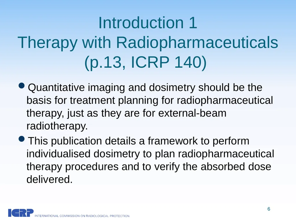 Radiological Protection in Therapy with - slide 6 of 34