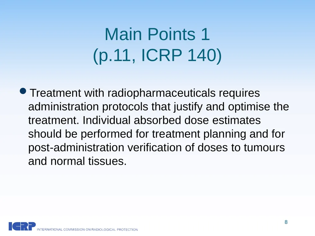 Radiological Protection in Therapy with - slide 8 of 34