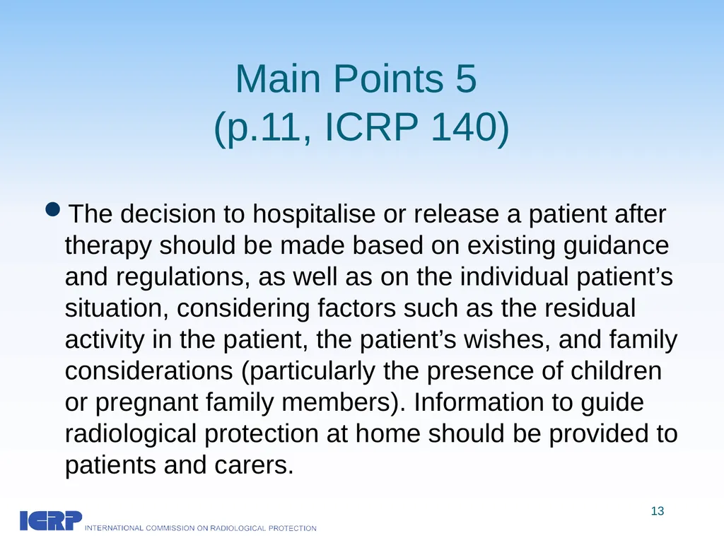 Radiological Protection in Therapy with - slide 13 of 34