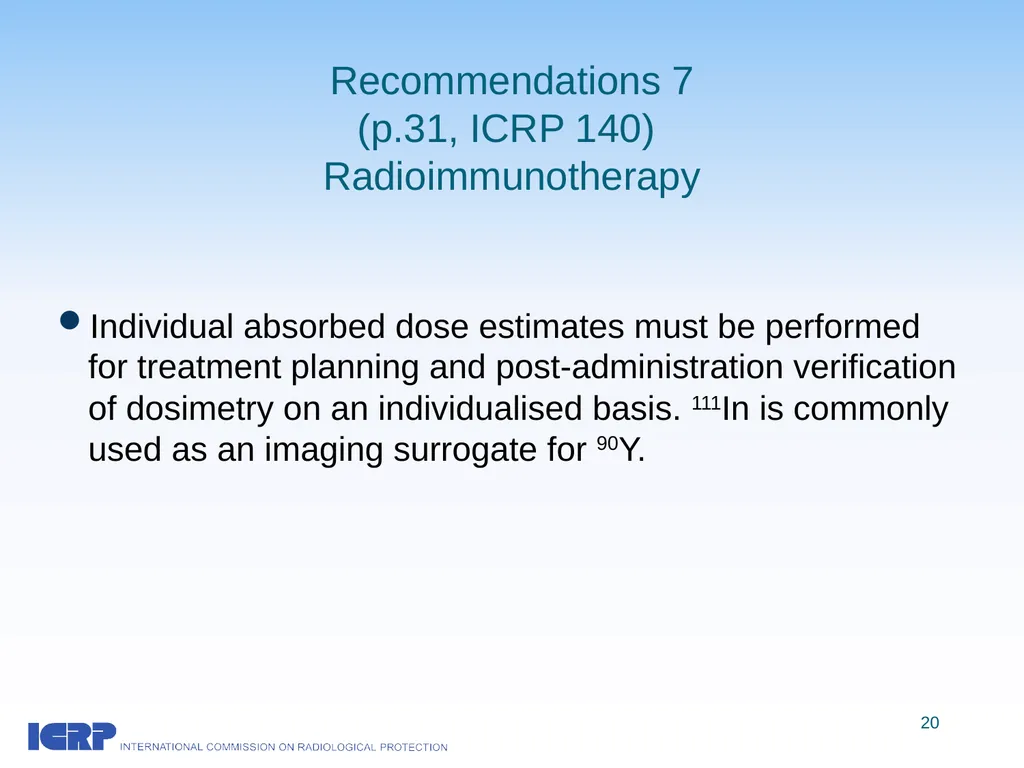Radiological Protection in Therapy with - slide 20 of 34