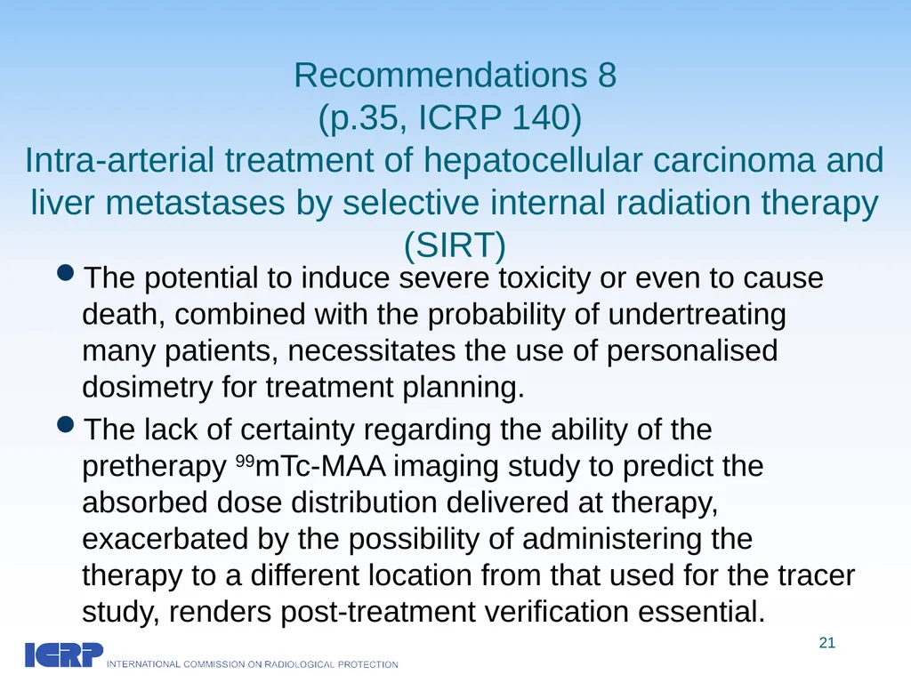 Radiological Protection in Therapy with - slide 21 of 34