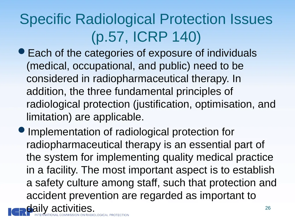 Radiological Protection in Therapy with - slide 26 of 34