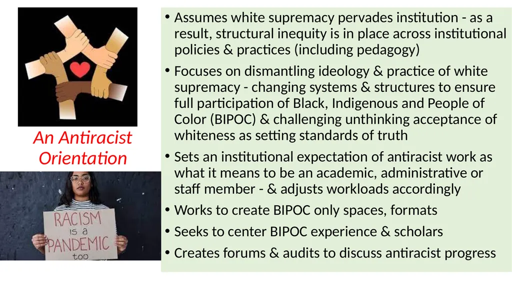 Antiracist Pedagogy: Teaching, Learning, - slide 9 of 26