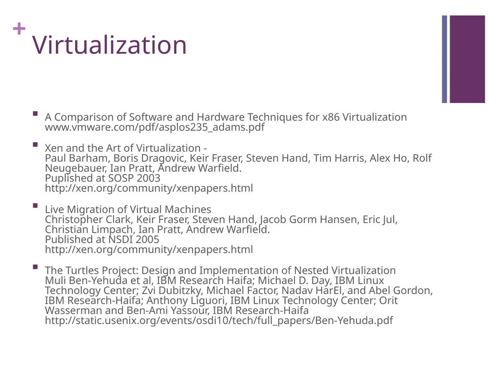 COS 597C Vivek Pai Basic Course Info Computer - slide 8 of 15