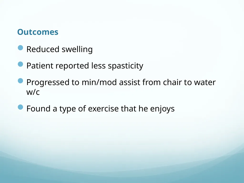 Aquatic Therapy For Neurological Conditions - slide 35 of 38