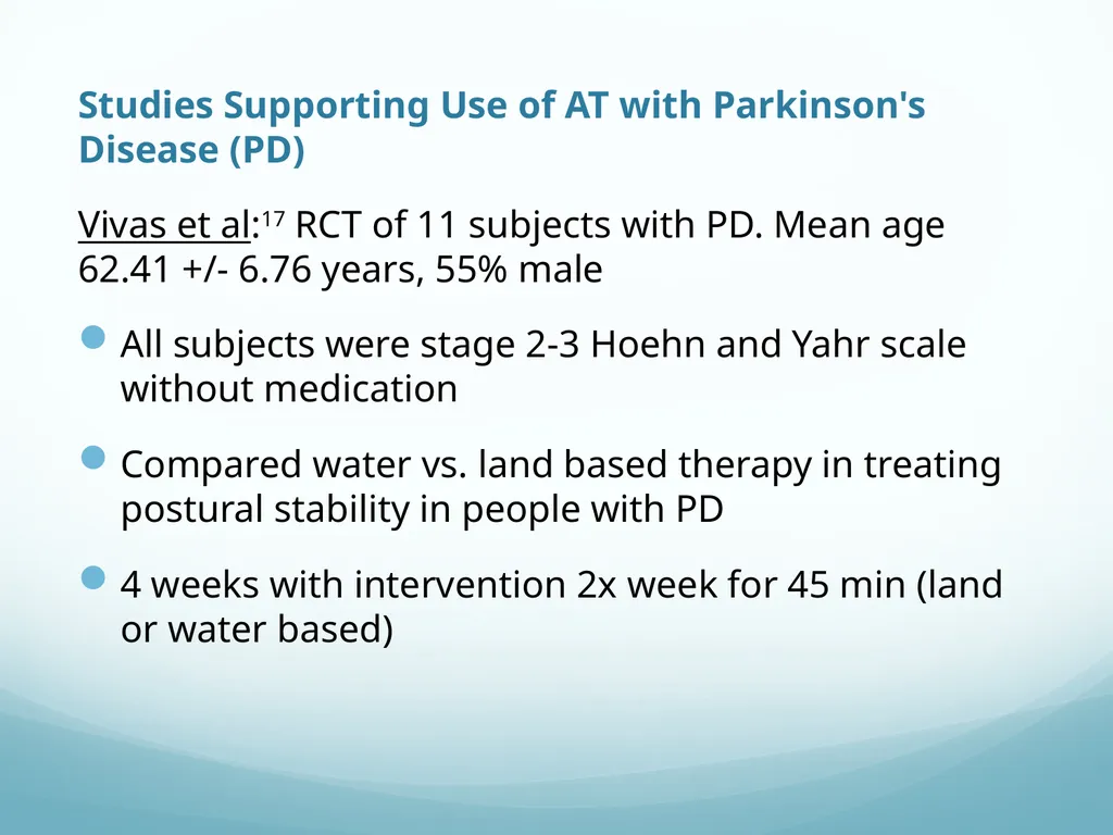 Aquatic Therapy For Neurological Conditions - slide 28 of 38