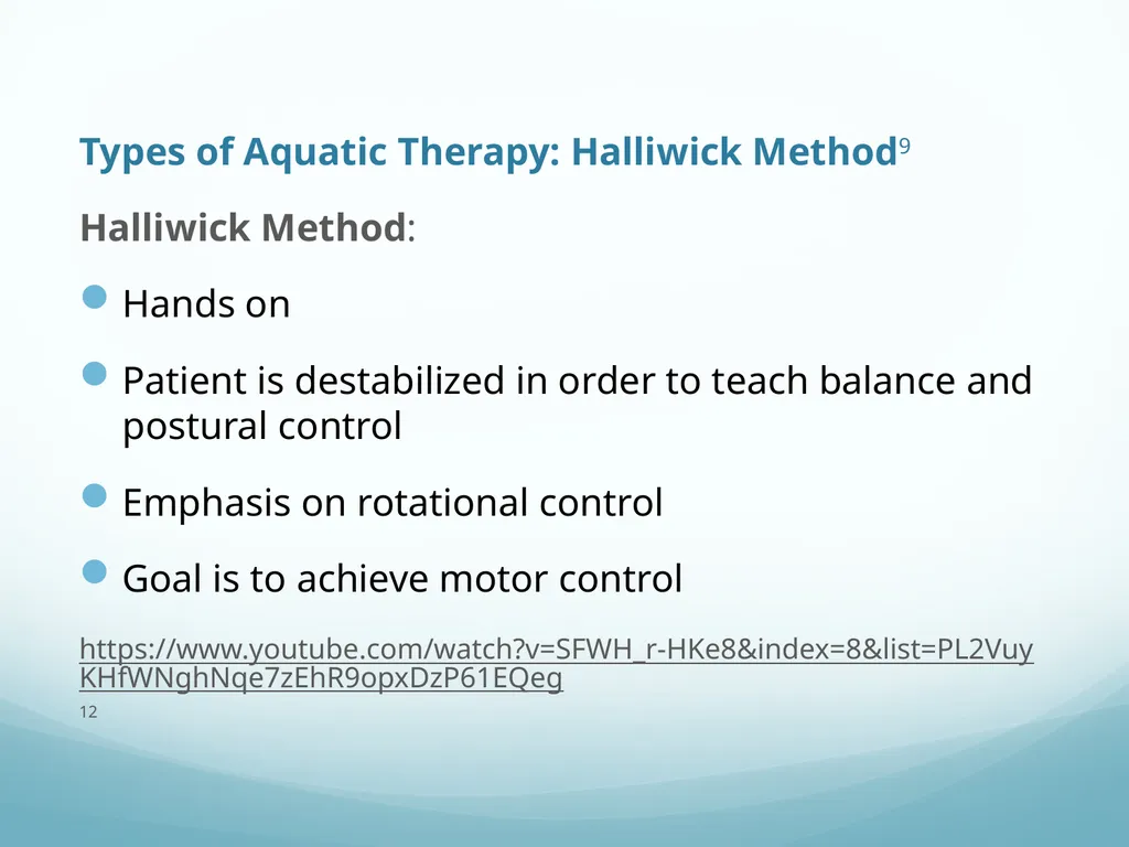 Aquatic Therapy For Neurological Conditions - slide 21 of 38