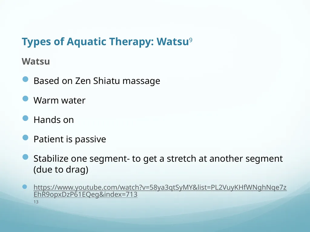 Aquatic Therapy For Neurological Conditions - slide 22 of 38