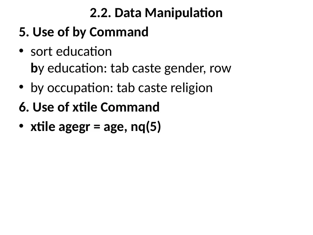 Application of Computer in Economics Course: - slide 148 of 194