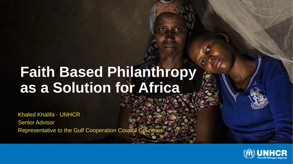 Faith Based Philanthropy as a Solution for Africa - slide 1 of 10