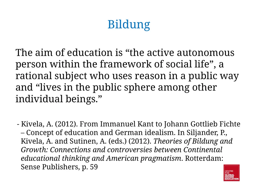 Higher Education as Self-formation Simon Marginson - slide 10 of 20