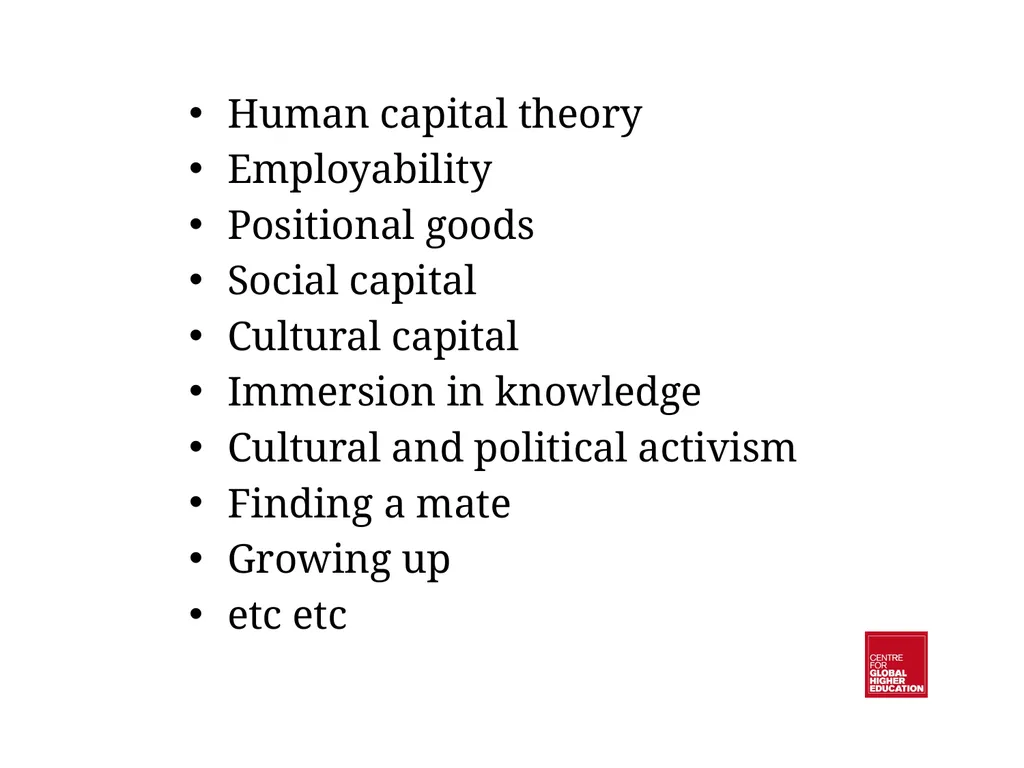 Higher Education as Self-formation Simon Marginson - slide 16 of 20
