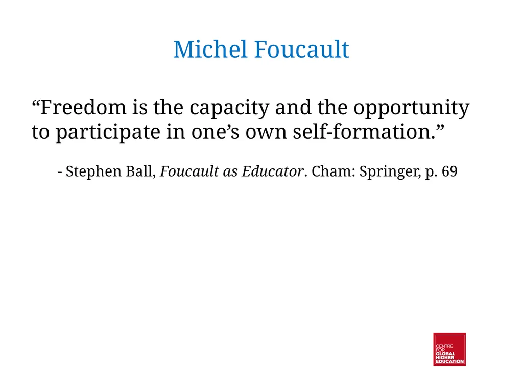 Higher Education as Self-formation Simon Marginson - slide 6 of 20