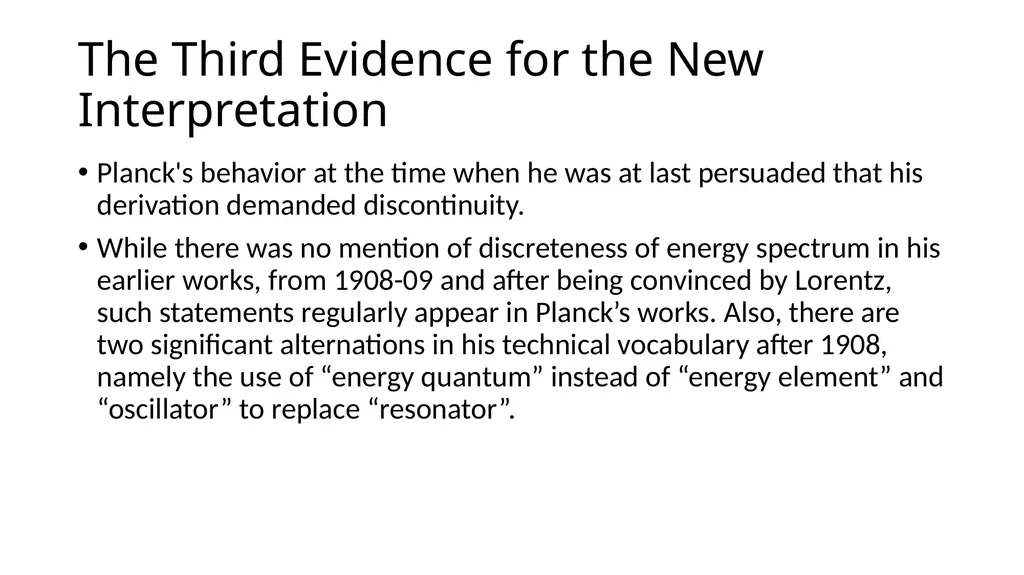 Thomas Kuhn: Revisiting Planck History & - slide 8 of 13