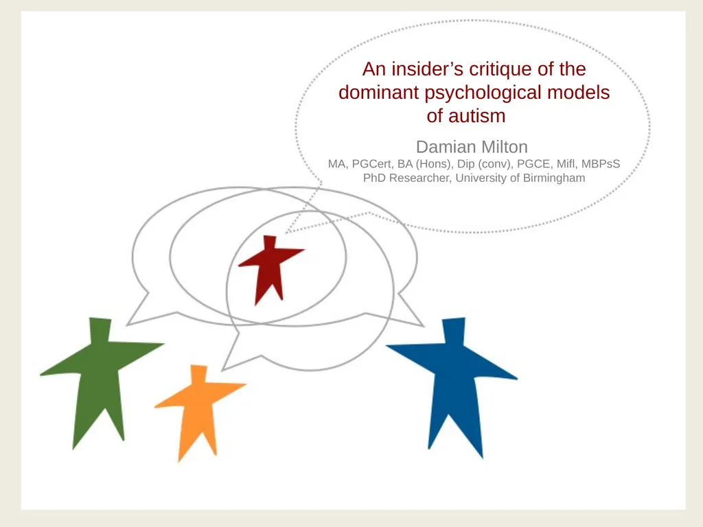 An insider’s critique of the dominant - slide 1 of 30