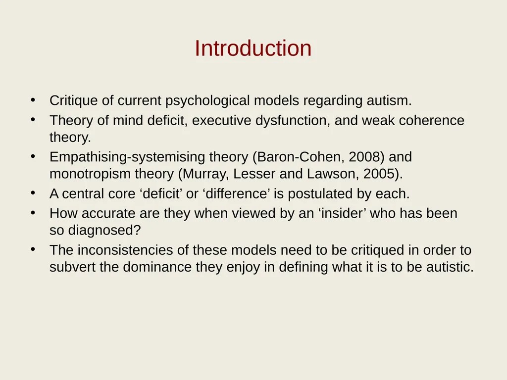 An insider’s critique of the dominant - slide 2 of 30