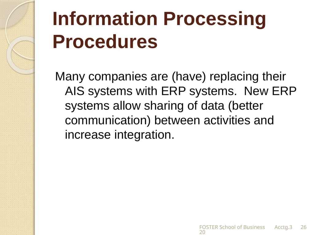 The Expense Cycle: Purchasing to Cash Payments - slide 26 of 38