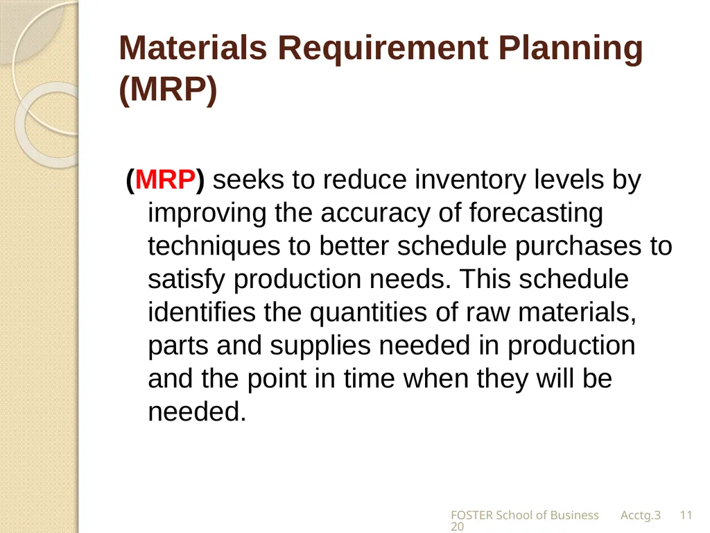 The Expense Cycle: Purchasing to Cash Payments - slide 11 of 38