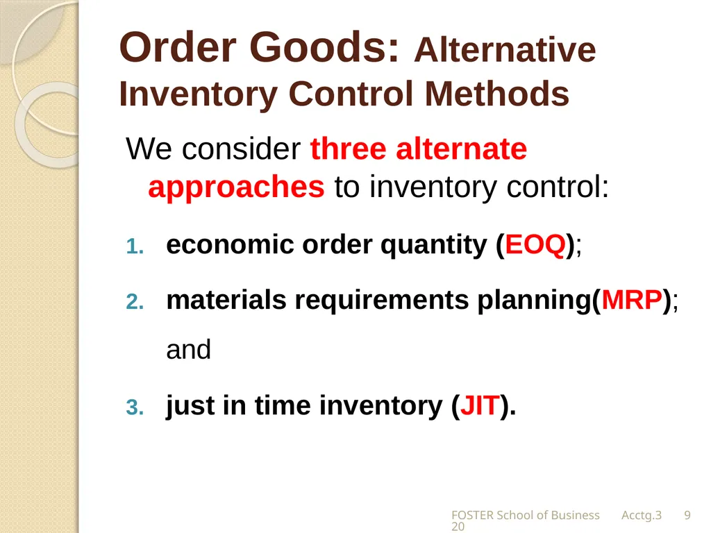 The Expense Cycle: Purchasing to Cash Payments - slide 9 of 38