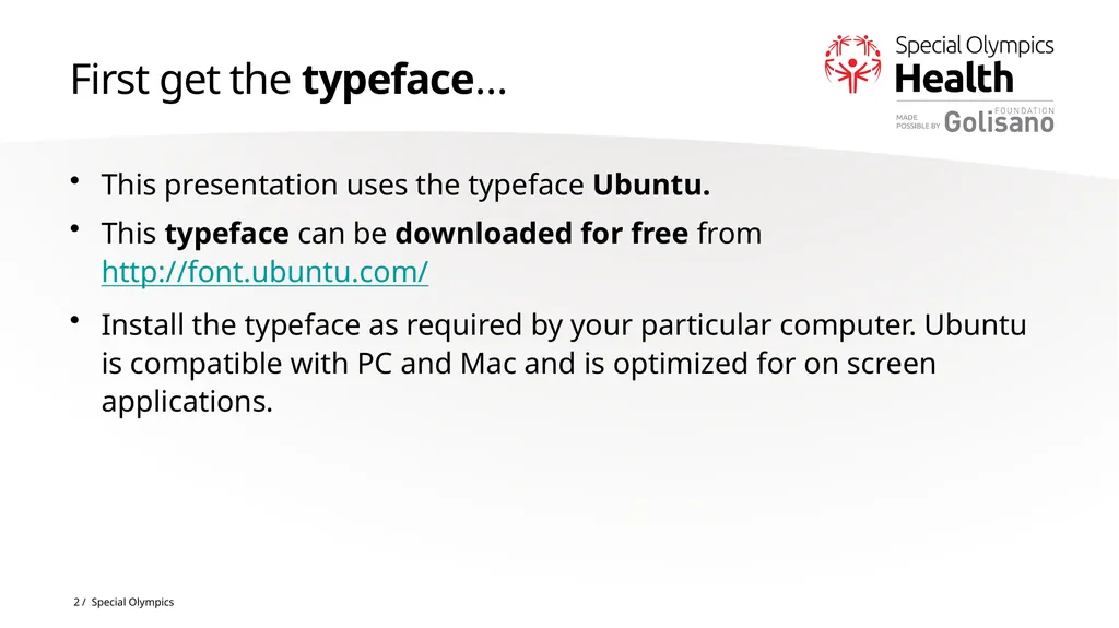 The Special Olympics powerpoint template Some tips - slide 2 of 11