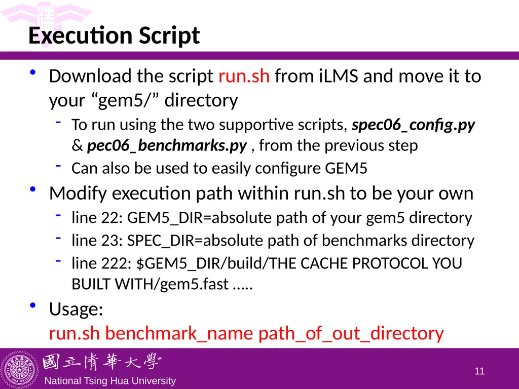 CS5100 Advanced Computer Architecture Installing - slide 11 of 16